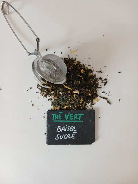 BAISER SUCRE Fraise rhubarbe